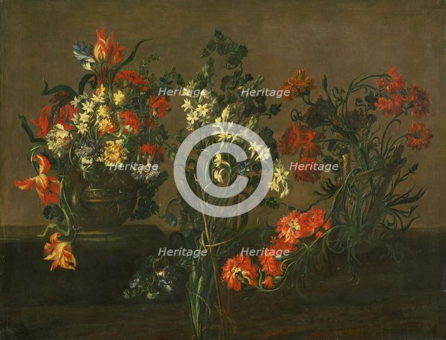 Stil-life with Flowers, 1st half 17th century. Creator: Margherita Caffi.