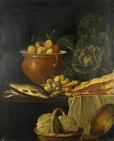 Still Life, 1750. Creator: Johann Friedrich Grooth