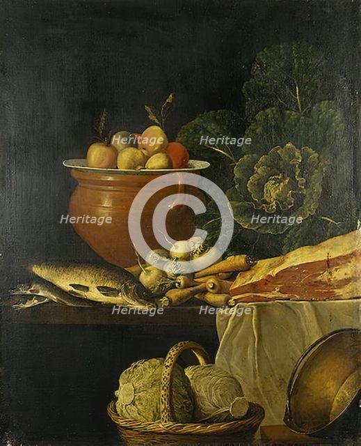 Still Life, 1750. Creator: Johann Friedrich Grooth.