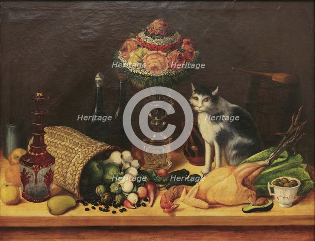 Still Life, 1840-1860. Creator: Arrieta, José Agustín (1802-1879).