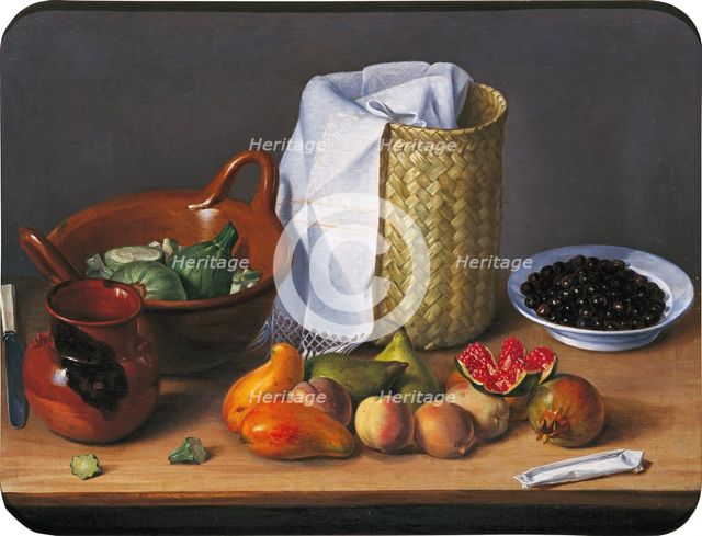 Still Life, 1840-1860. Creator: Arrieta, José Agustín (1802-1879).