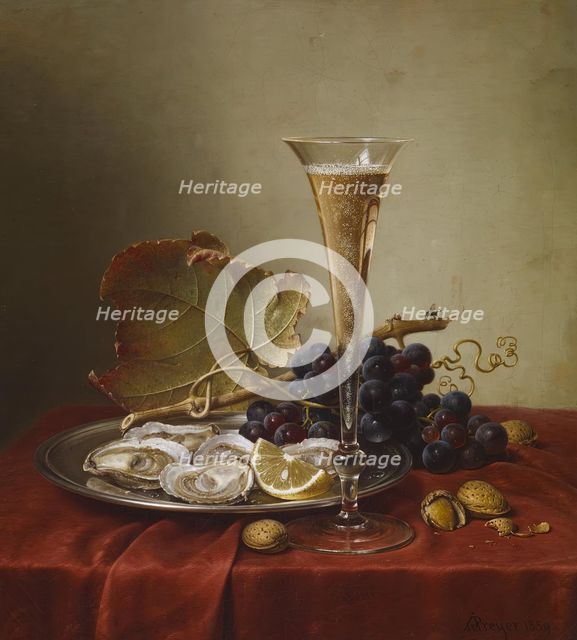 Still Life, 1859. Creator: Johann Wilhelm Preyer.