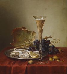 Still Life, 1859. Creator: Johann Wilhelm Preyer