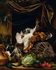 Still life, 1859. Creator: Josef Neugebauer