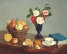 Still Life, 1866. Creator: Henri Fantin-Latour