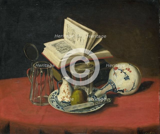 Still Life, 1860. Creator: J de Clercq.