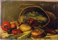 Still life 1862 by Gaietà Benavent