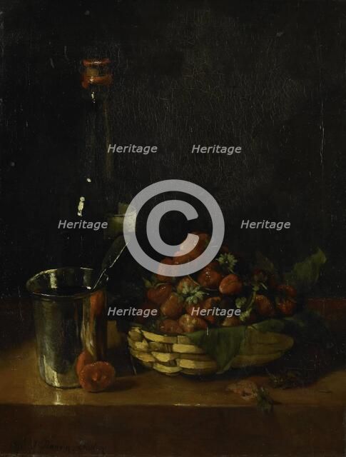 Still life, 1871. Creator: Francois Bonvin.