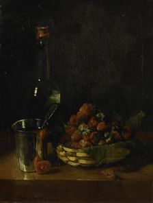 Still life, 1871. Creator: Francois Bonvin