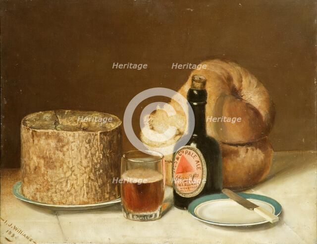 'Still life', 1895. Artist: Isaac John Williams