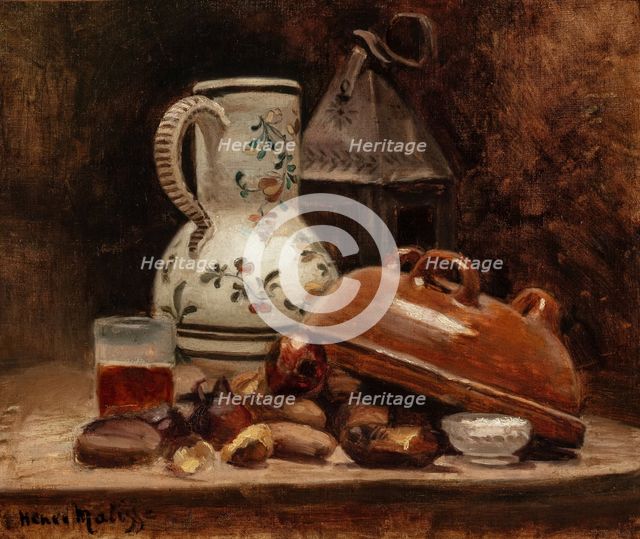 Still life, 1895. Creator: Henri Matisse.