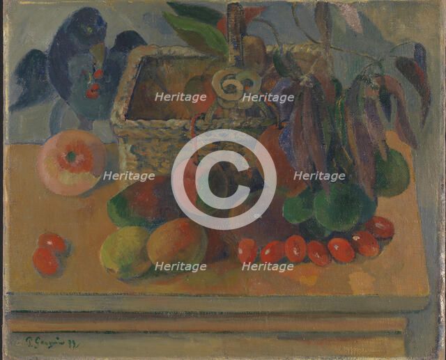 Still Life, 1899. Creator: Gauguin, Paul Eugéne Henri (1848-1903).