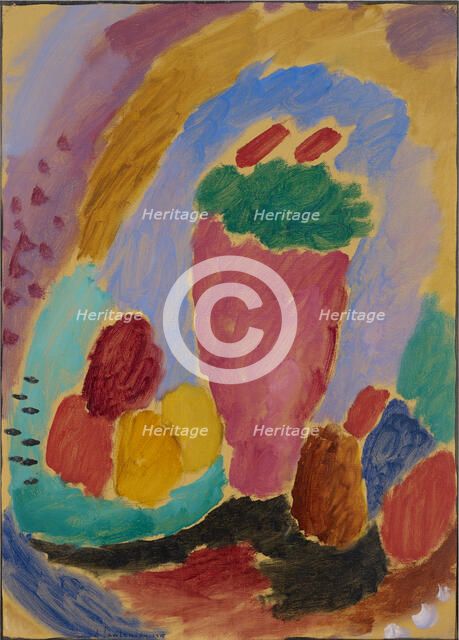 Still Life, 1915. Creator: Javlensky, Alexei, von (1864-1941).