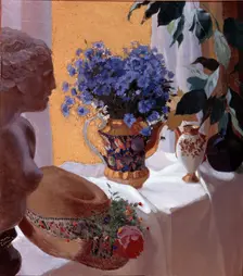 Still life, 1916. Artist: Chekhonin, Sergei Vasilievich (1878-1936)