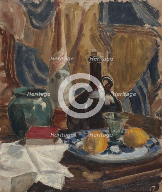 Still Life, 1917. Creator: Jorma Gallen-Kallela.