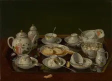 Still Life: Tea Set, about 1781-1783. Creator: Jean-Etienne Liotard