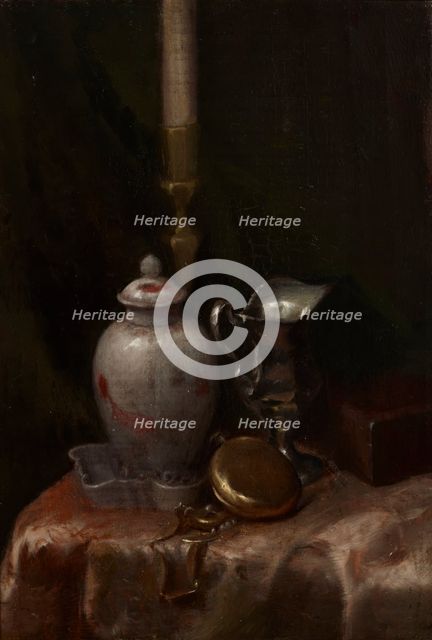 Still Life-two-sided painting, after 1920. Creator: Olga Boznanska.