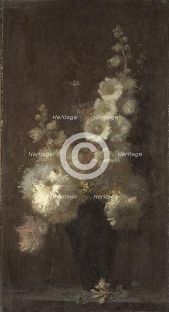 Still Life wit Flowers, 1870-1877. Creator: Auguste Jouve.