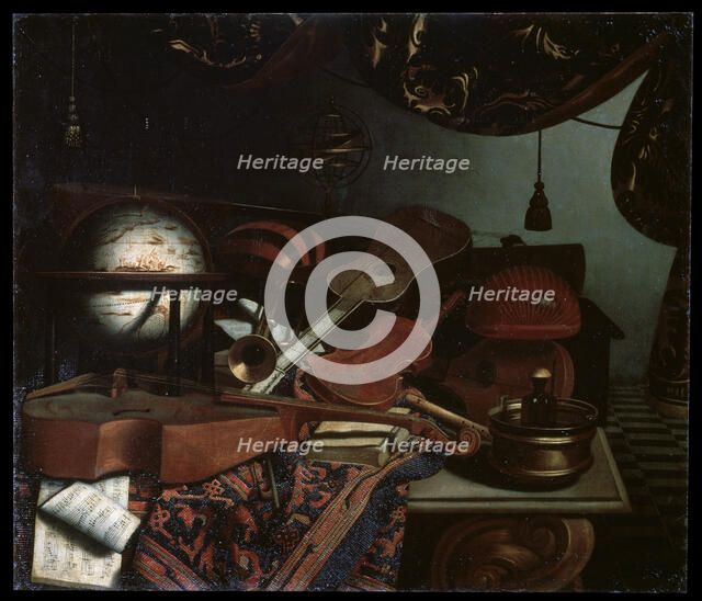 'Still life with Musical Instruments', 1718.  Artist: Bonaventura Bettera
