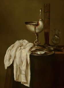 Still Life with Nautilus Cup, 1640. Creator: Willem Claesz. Heda