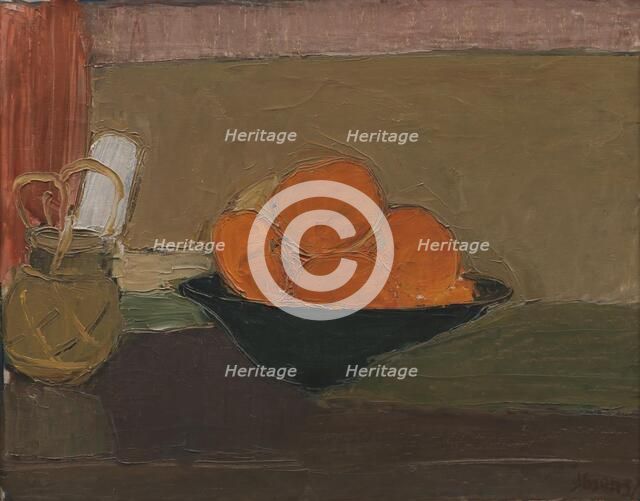 Still Life with Oranges, 1937. Creator: Immanuel  Ibsen.