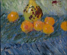 Still Life with Oranges. Artist: Javlensky, Alexei, von (1864-1941)