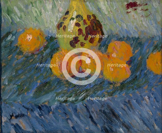 Still Life with Oranges. Artist: Javlensky, Alexei, von (1864-1941)