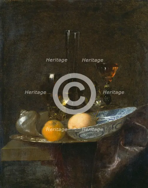 Still life with Oranges, c1670. Creator: Unknown.