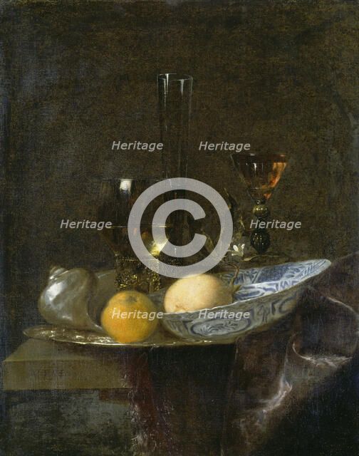 Still life with Oranges, c1670. Creator: Unknown.