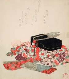 Still Life with Origami, 1820s-30s Creator: Ikeda Eisen