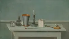 Still Life with a Candle, 1795-1797. Creator: Nils Schillmark