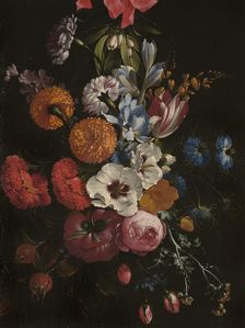 Still Life with a Bouquet of Flowers. Creator: Johann Johnsen