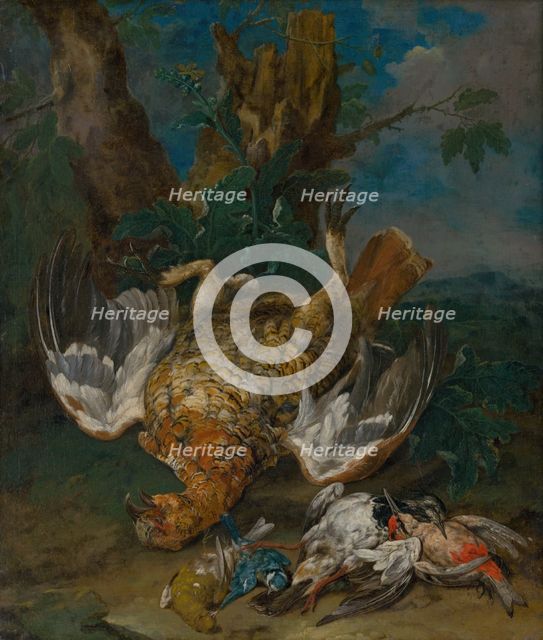 Still Life with a Grouse, 1720-1730. Creator: Johann Georg de Hamilton.