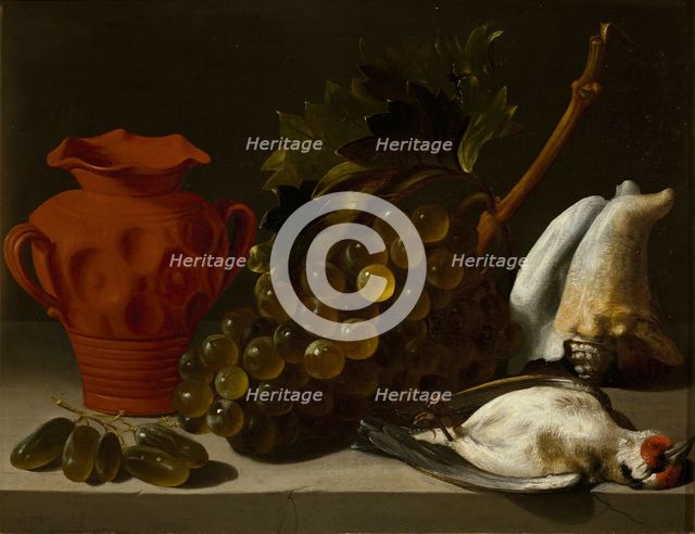 Still Life with a dead Bird, 1651. Creator: Juan Bautista de Espinosa.