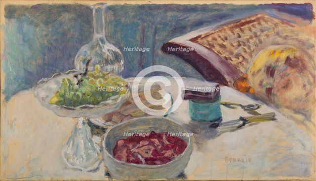 Still Life with a Figure (Marthe Bonnard), 1912. Creator: Bonnard, Pierre (1867-1947).
