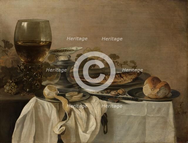 Still Life with a Fish, 1647. Creator: Pieter Claesz.