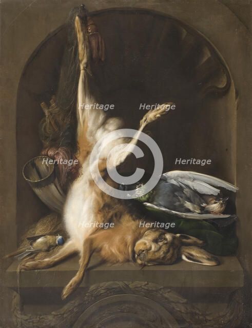 Still Life with a Hare, late 17th-early 18th century. Creator: Jan Weenix.