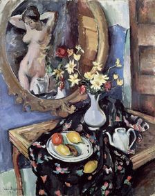 Still Life with a Mirror 1912. Artist: Jean Joveneau