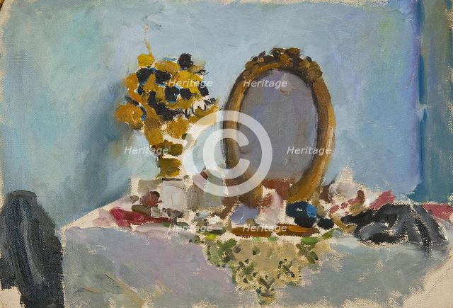 Still Life with a Mirror. Sketch, 1950. Creator: Stepan Yaremich.