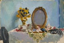 Still Life with a Mirror. Sketch, 1950. Creator: Stepan Yaremich