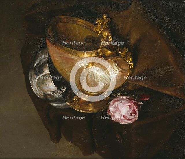 Still Life with a Nautilus Goblet, c17th century. Creator: Unknown.