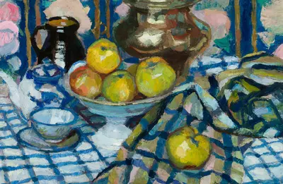 Still Life with a Samovar, 1929. Creator: Stanislaus Kamocki.