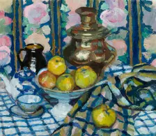 Still Life with a Samovar, 1929. Creator: Stanislaus Kamocki
