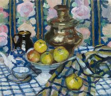 Still Life with a Samovar, 1929. Creator: Stanislaus Kamocki