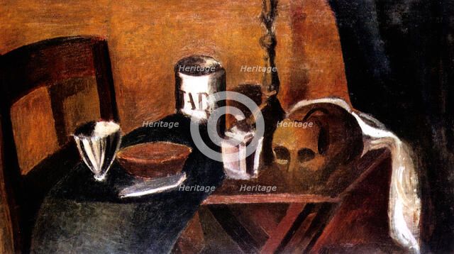 'Still Life with a Skull', 1912. Creator: Andre Derain.