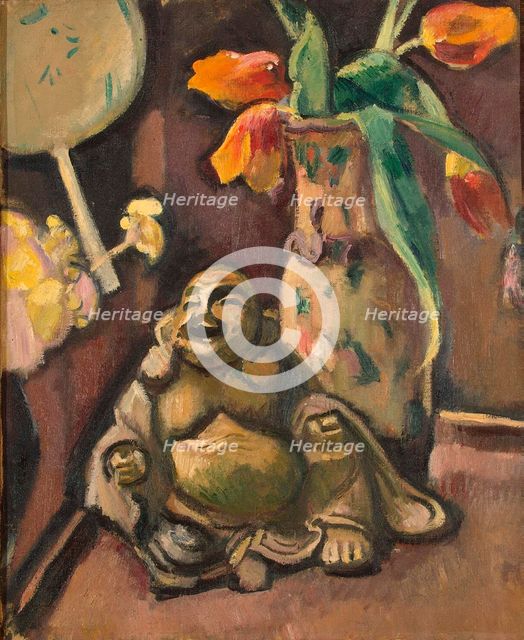 Still Life with a Statuette Of Buddha', 1909.
