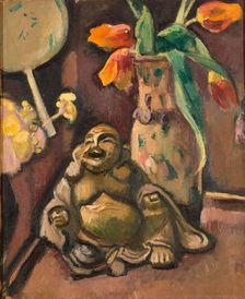 Still Life with a Statuette Of Buddha 1909