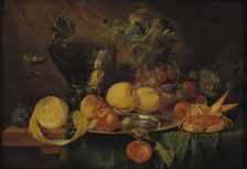 Still Life with a Roemer, 1652. Creator: Jan Davidsz de Heem