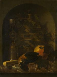 Still Life with a Wager cup, 1665. Creator: Johannes van Haensbergen