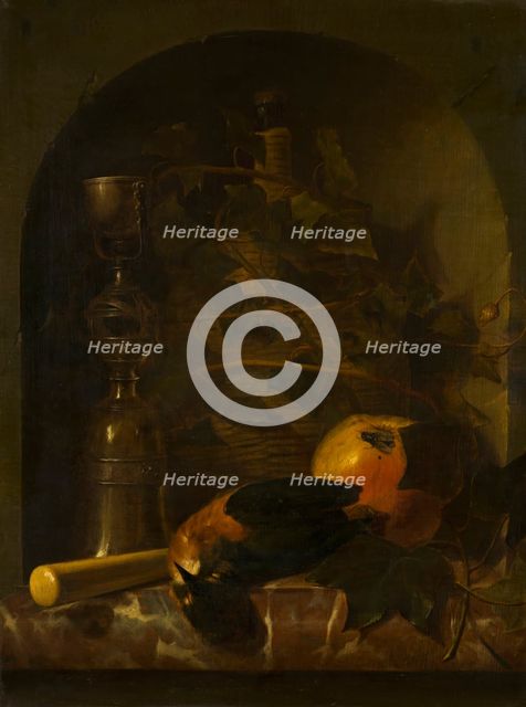 Still Life with a Wager cup, 1665. Creator: Johannes van Haensbergen.